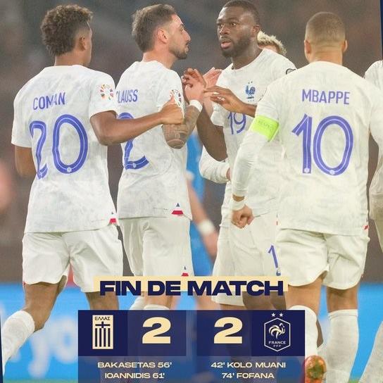 法国2-2希腊